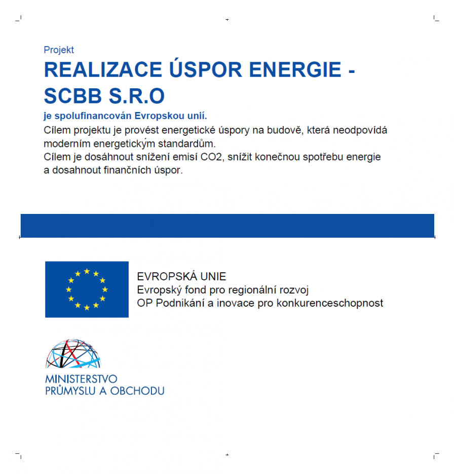 Realization of energy savings SCBB s.r.o.